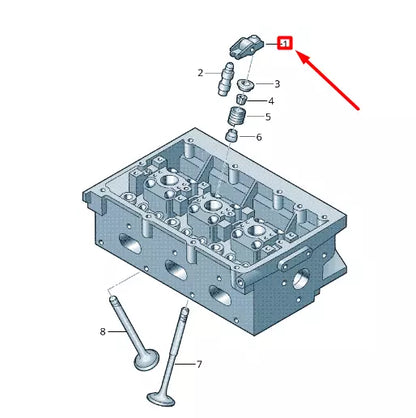 NEW VOLKSWAGEN T-ROC A11 ENGINE TIMING ROLLER ROCKER ARM 04E109411AA