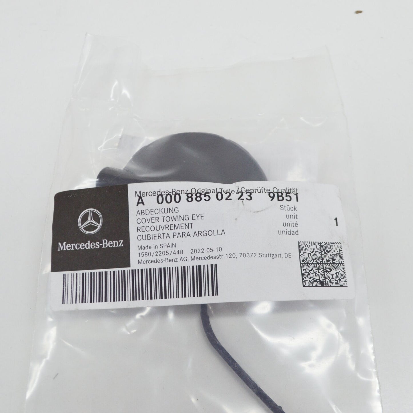 NEW MERCEDES-BENZ VITO W639 FRONT BUMPER TOW EYE COVER A00088502239B51 ORIGINAL