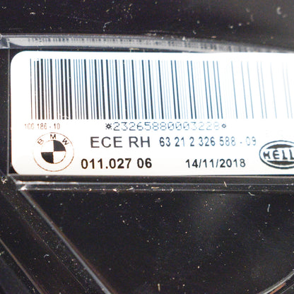 NEW BMW X6 E71 REAR RIGHT SIDE PANEL TAIL LIGHT BLACK LINE 63212326588 ORIGINAL