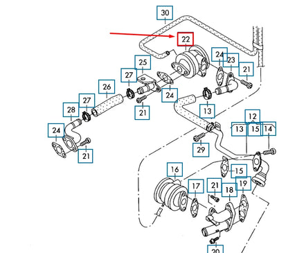 NEW AUDI A3 8P SECONDARY AIR PUMP KOMBI VALVE 022131101G ORIGINAL