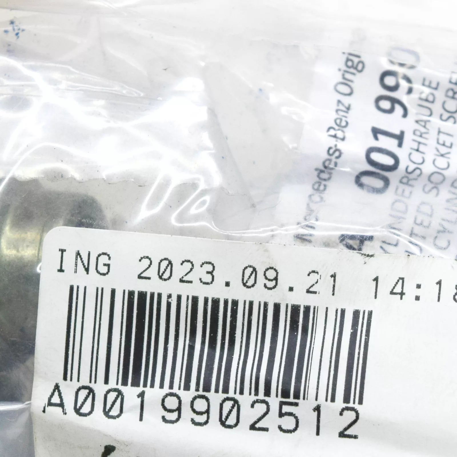 NEW MERCEDES-BENZ SL R129 ENGINE STRUT BOLT A0019902512 ORIGINAL