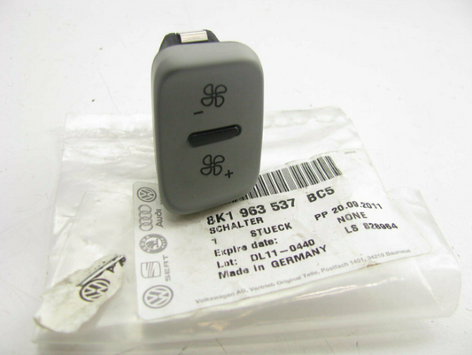 new audi a5 cabrio 8f front left side seat fan switch 8k1963537bc5 original