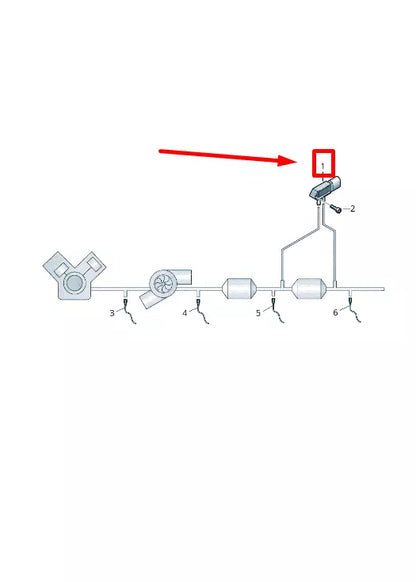 NEW VW CADDY ALLTRACK FURGON SAA NOX SENSOR MODULE COVER 2K6971394B ORIGINAL