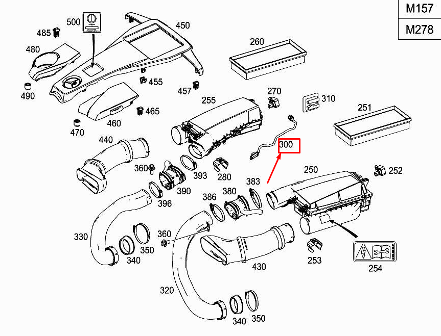 NEW MERCEDES-BENZ S W221 ENGINE PRESSURE SENSOR WIRING A2781506020 ORIGINAL