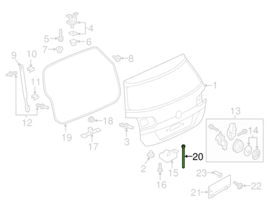 NEW VW GOLF MK7 5G WATER DRAIN PIPE HOSE 510827861A ORIGINAL