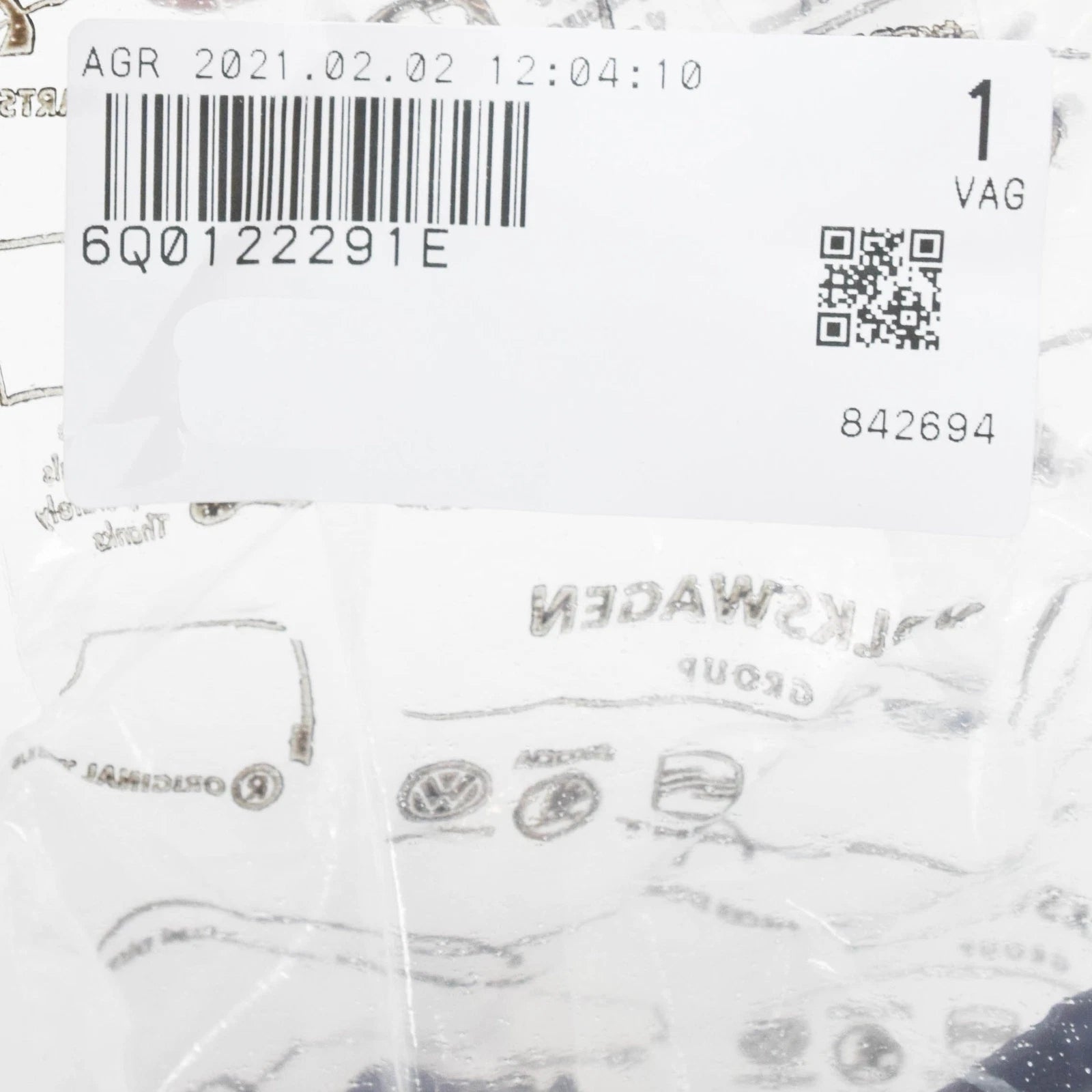 NEW VW GOLF PLUS MK5 QUICK RELEASE RADIATOR HOSE COUPLING 6Q0122291E ORIGINAL