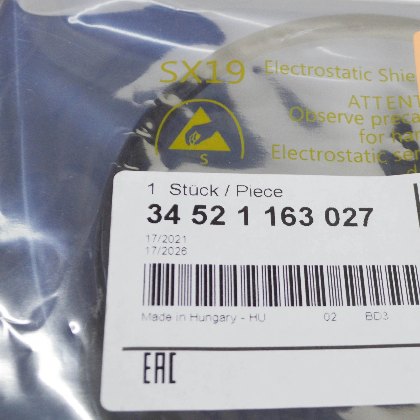 NEW BMW Z3 E36 FRONT LEFT ABS SENSOR 34521163027 ORIGINAL