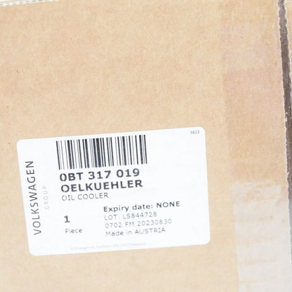 NEW VW TRANSPORTER VI T6 GEAR OIL COOLER 0BT317019 ORIGINAL