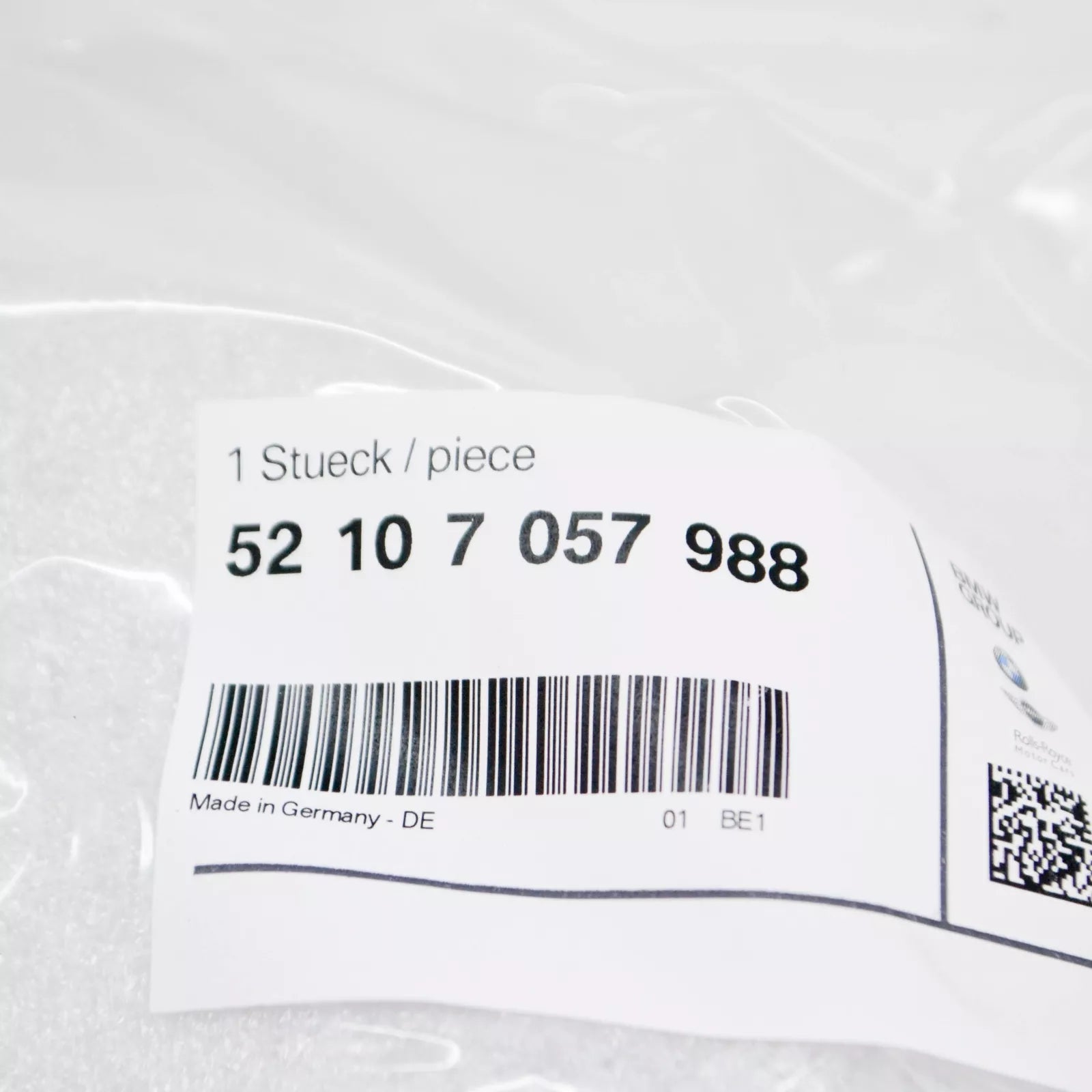 NEW BMW 5 E39 FRONT SEAT OUTER COVERING 52107057988 7057988 ORIGINAL