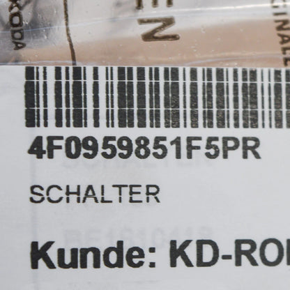 NEW AUDI Q7 4L FRONT MAIN DOOR WINDOW SWITCH 4F0959851F5PR ORIGINAL