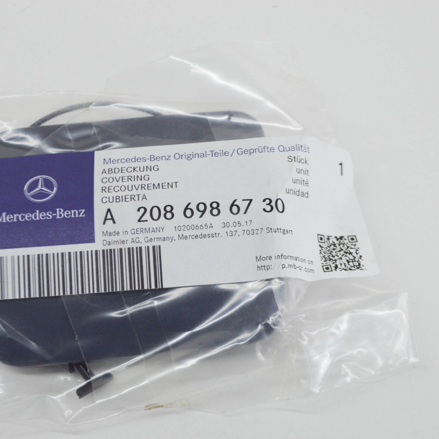 NEW MERCEDES-BENZ CLK C208 REAR LEFT JACK COVER A2086986730 ORIGINAL