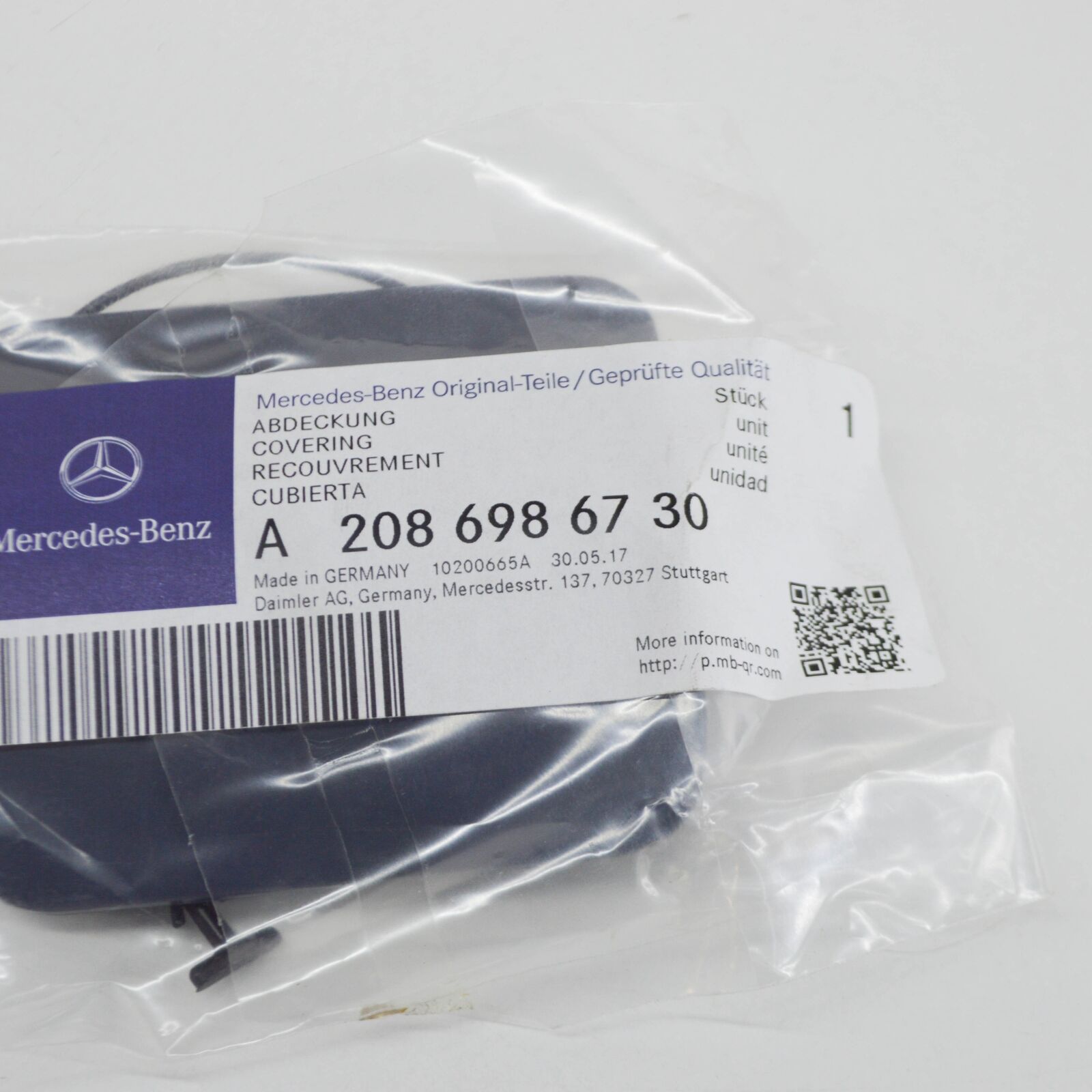 NEW MERCEDES-BENZ CLK C208 REAR LEFT JACK COVER A2086986730 ORIGINAL