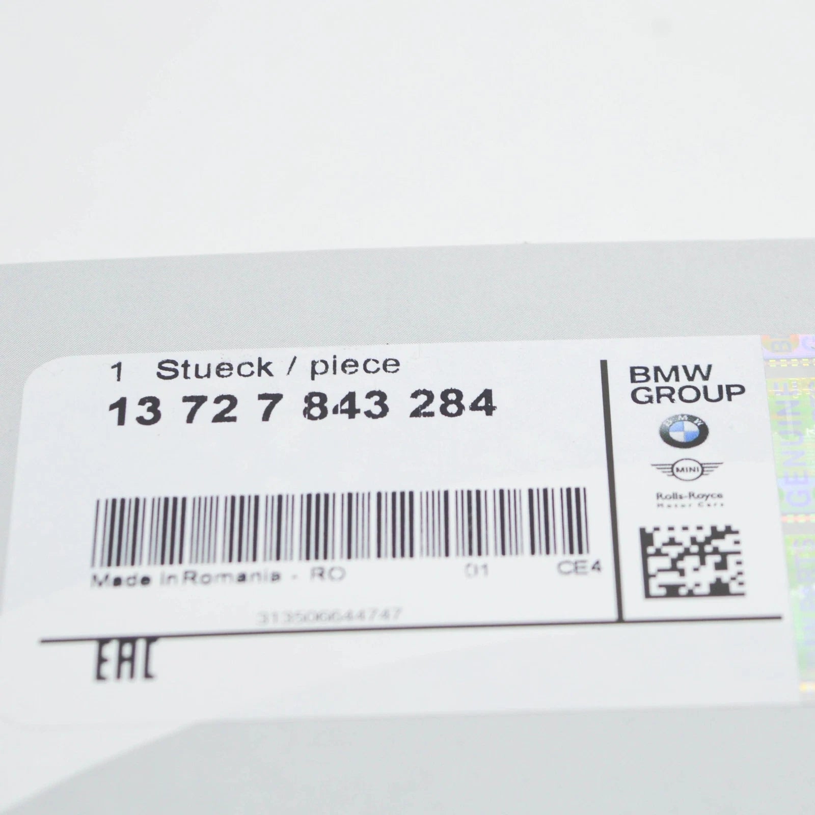 NEW BMW 5 F10 F80 F83 F82 F12 F13 F06 AIR FILTER ELEMENT 13727843284 ORIGINAL