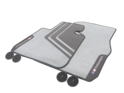 new bmw 1 f20 m front floor mats lhd 51472407299 original