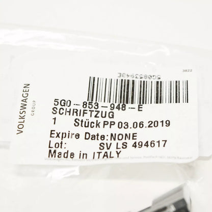 NEW VW GOLF MK7 R FRONT BUMPER RADIATOR GRILLE EMBLEM BADGE 5G0853948E