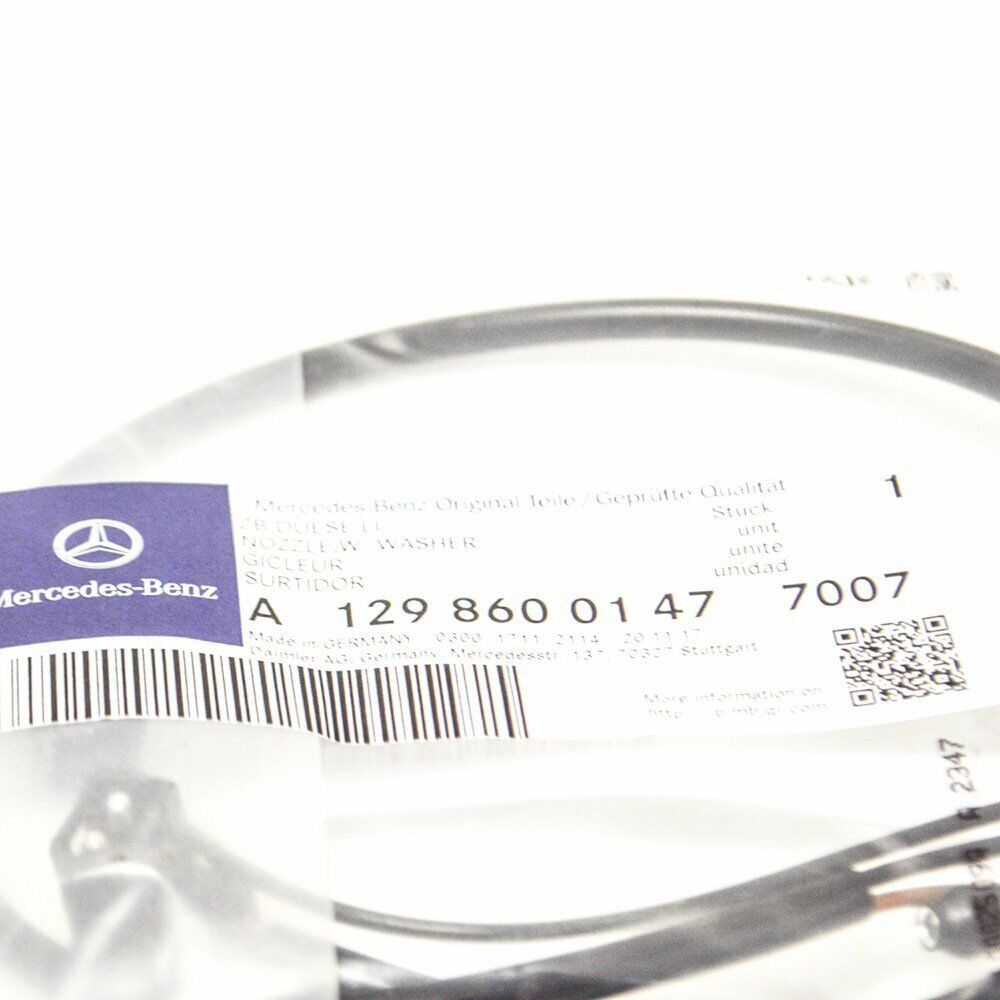 NEW MB SL R129 FRONT LEFT WINDSHIELD WASHER SPRAY NOZZLE A12986001477007