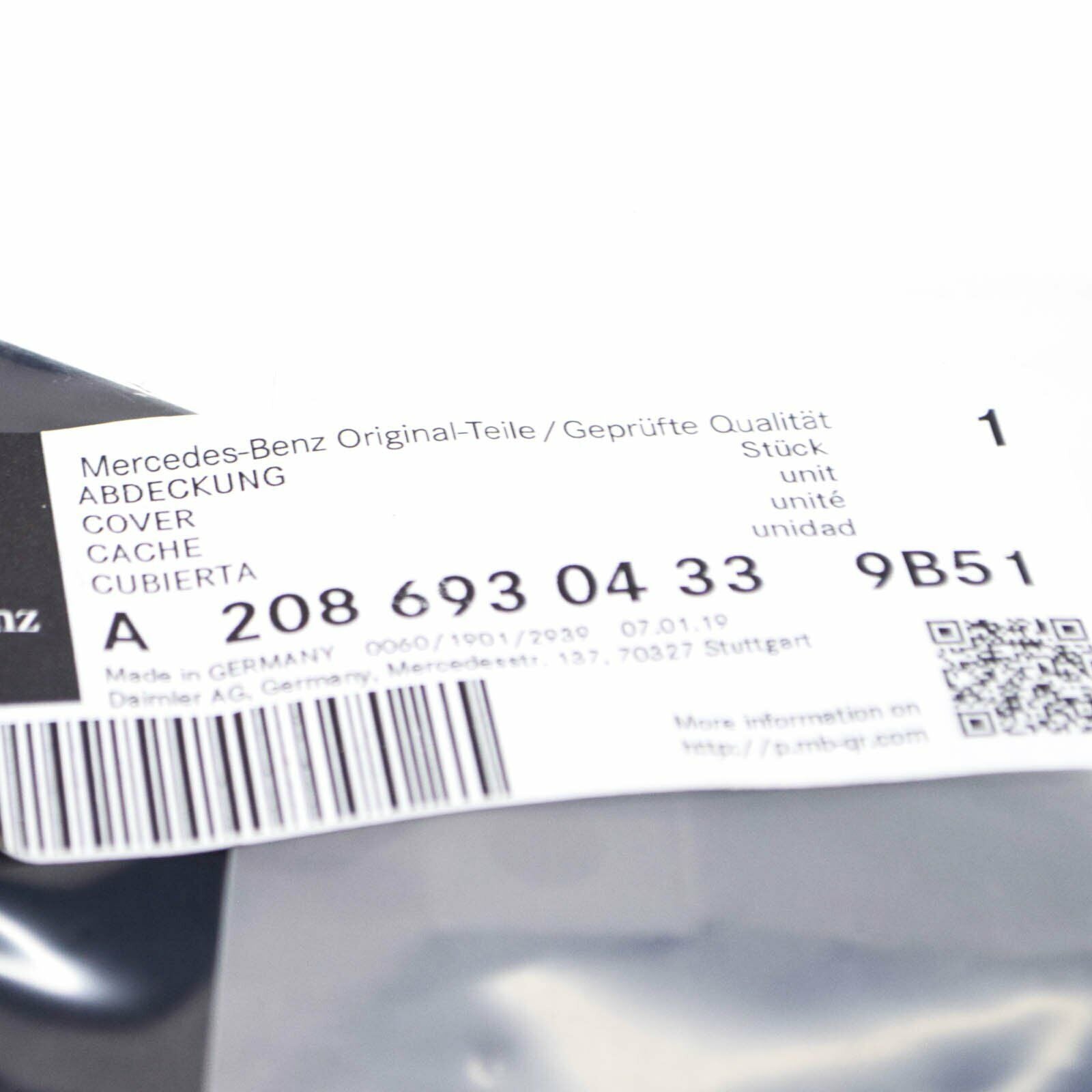 NEW MERCEDES-BENZ CLK C208 FOLDING TOP RIGHT COVER A20869304339B51 ORIGINAL