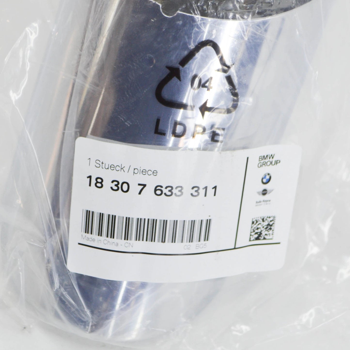 NEW BMW F15 F16 SAC SUV CHROME TAILPIPE TRIM 7633311 18307633311 ORIGINAL