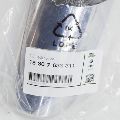 NEW BMW F15 F16 SAC SUV CHROME TAILPIPE TRIM 7633311 18307633311 ORIGINAL