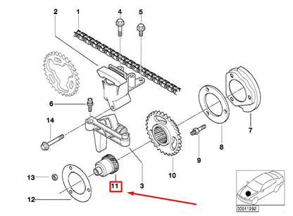 NEW BMW 5 E39 SPLINED SHAFT 11361715027 1715027 ORIGINAL