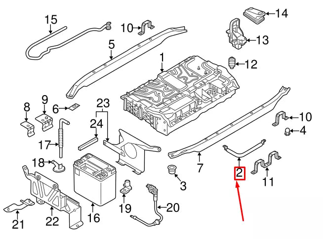 NEW AUDI Q5 8R NEGATIVE BATTERY CABLE 8R0915181E ORIGINAL