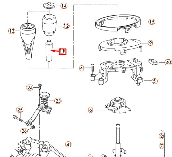 NEW AUDI R8 INTERIOR SHIFT KNOB SLEEVE 420713169C3Q7