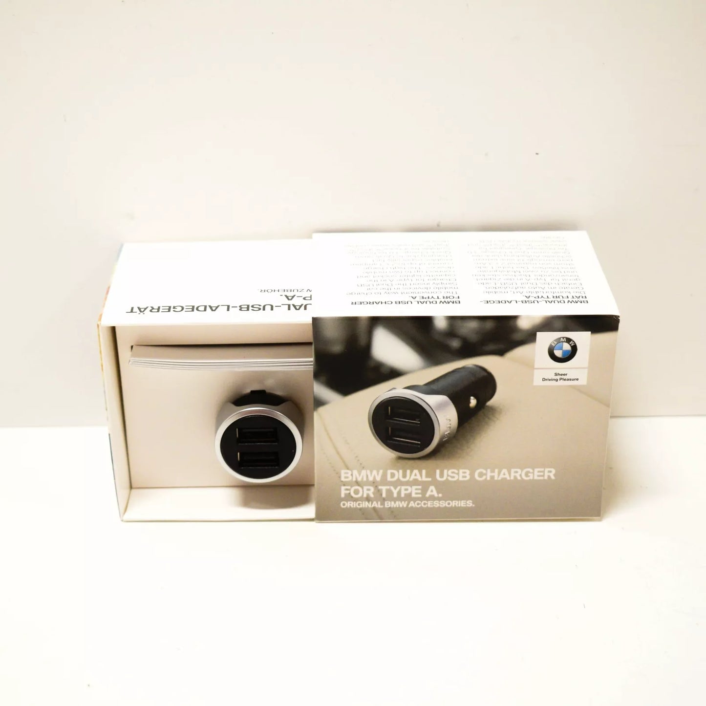 NEW BMW DUAL USB CHARGING ADAPTER 65412458285 2458285 ORIGINAL