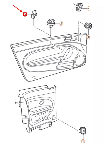NEW VW BEETLE A5 FRONT RIGHT DOOR WINDOW SWITCH LHD 5C5959855AICX