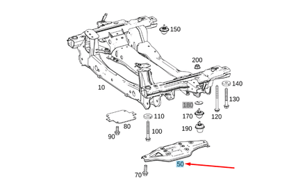new mb sprinter w907 front axle left lower mounting plate a9076220700 original