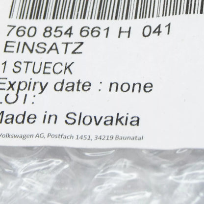 NEW VW TOUAREG CR FRONT LEFT BUMPER GRILLE COVER 760854661H041 ORIGINAL