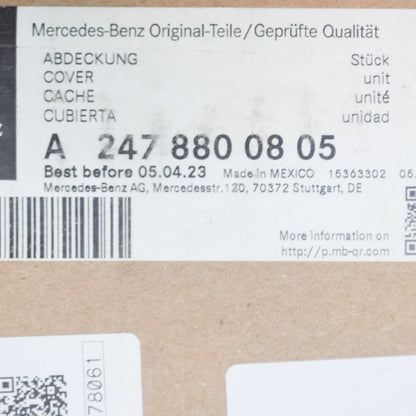NEW MB GLB X247 FRONT LEFT FENDER WHEEL ARCH COVER A2478800805 ORIGINAL