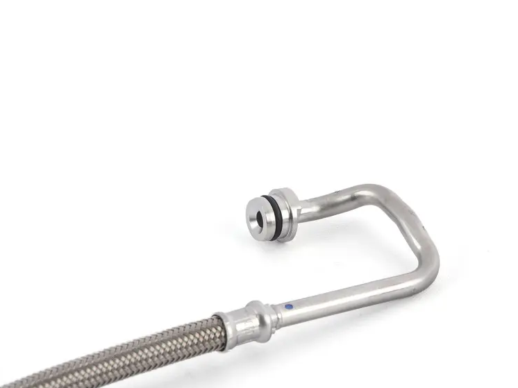 NEW AUDI A6 AVANT C7 LEFT TURBO OIL SUPPLY LINE 079145141F ORIGINAL