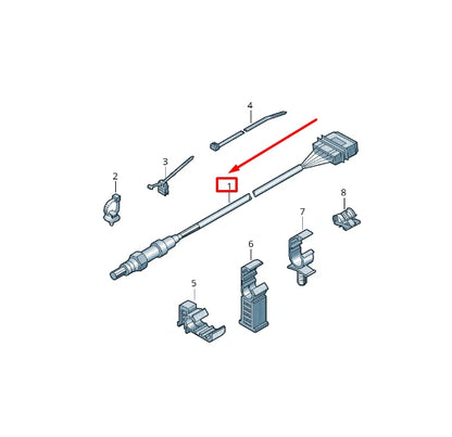NEW AUDI A4 AVANT B9 REAR LEFT SIDE LAMBDA SENSOR 8W0906265AK ORIGINAL