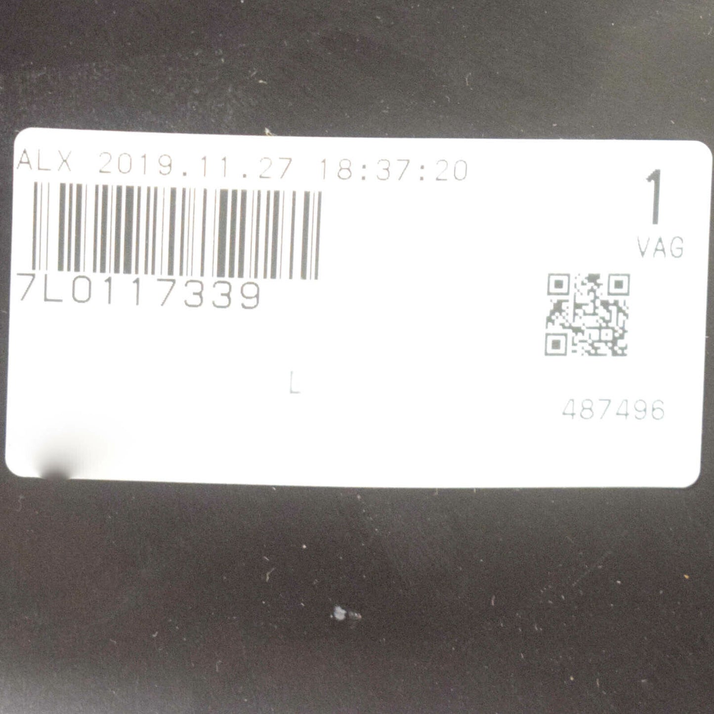 NEW VW TOUAREG 7P MK2 INTERCOOLER RADIATOR LEFT AIR GUIDE 7L0117339 ORIGINAL