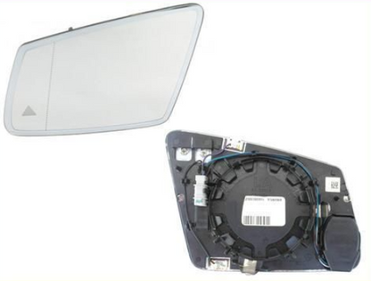 new mb e w212 front left door mirror glass a2128102221 original