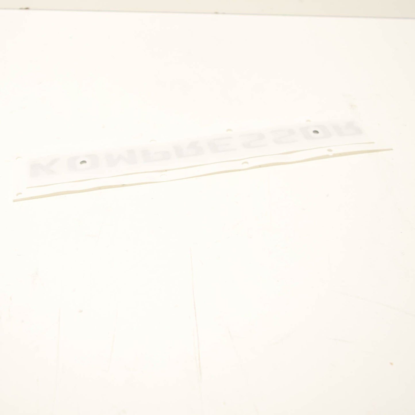 NEW MB SLK R170 TRUNK LID KOMPRESSOR CHROME BADGE A2038173015 ORIGINAL