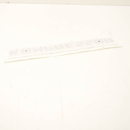 NEW MB SLK R170 TRUNK LID KOMPRESSOR CHROME BADGE A2038173015 ORIGINAL