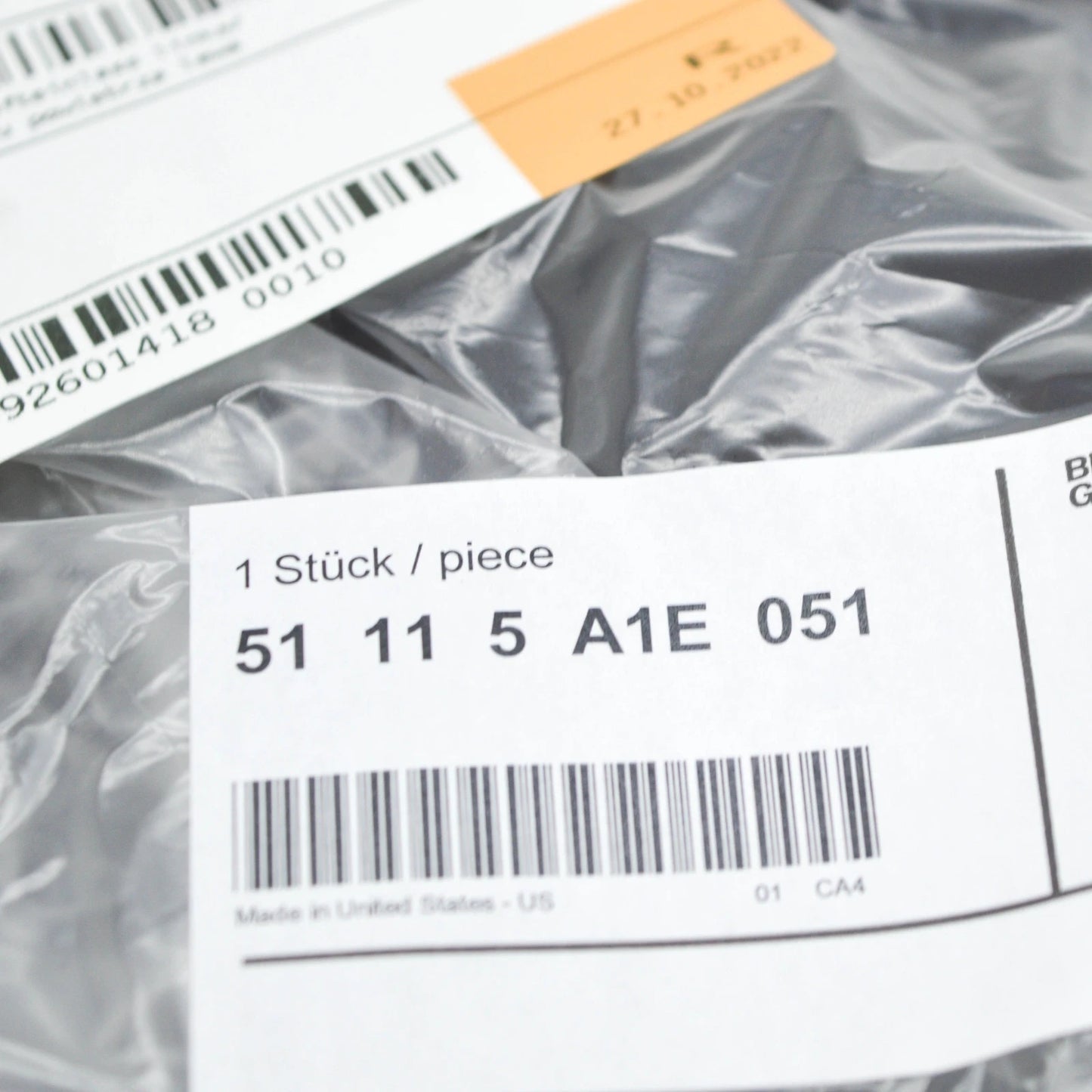 NEW BMW X5 G05 M FRONT BUMPER LEFT AIR INLET COVER 51115A1E051 ORIGINAL