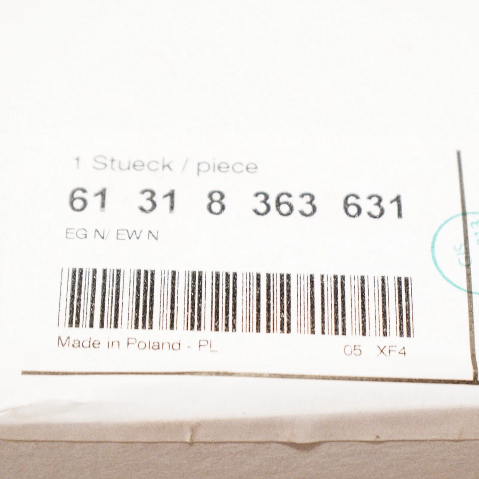 NEW BMW 5 E39 TOURING TAILGATE BOOT WINDOW BUTTON SWITCH 61318363631 ORIGINAL