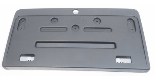 new vw tiguan ad front bumper license plate holder 5na807285q9b9 original
