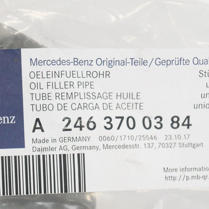 NEW MERCEDES-BENZ B-CLASS W246 OIL FILLER PIPE A2463700384 2012 ORIGINAL