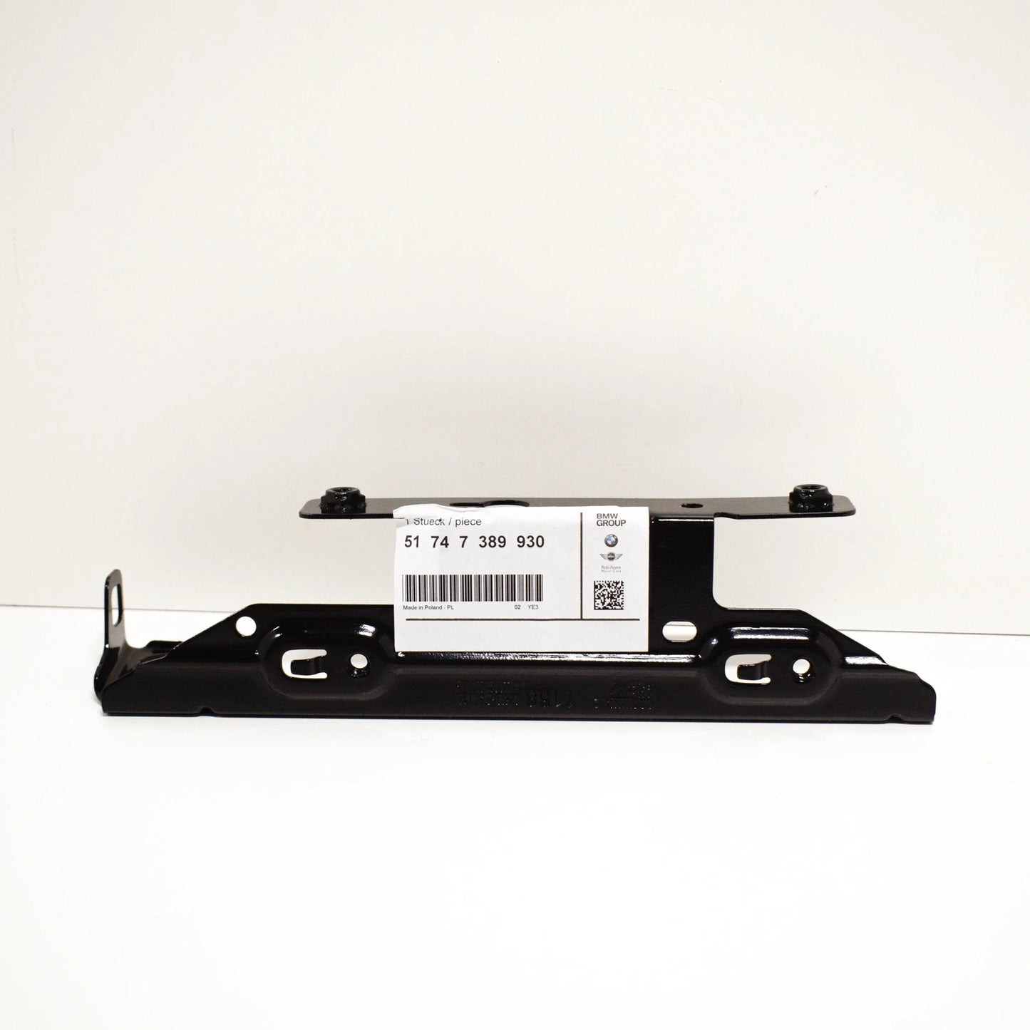 NEW BMW 2 F22 AUXILIARY RADIATOR RIGHT UPPER BRACKET 51747389930 ORIGINAL