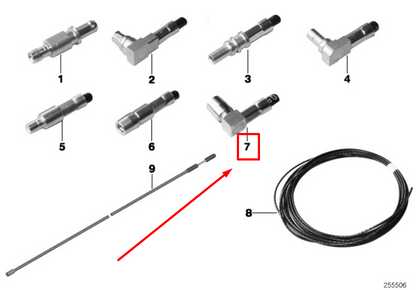 new bmw g20 coaxial cable wiring connector terminal 61136938662 6938662 original