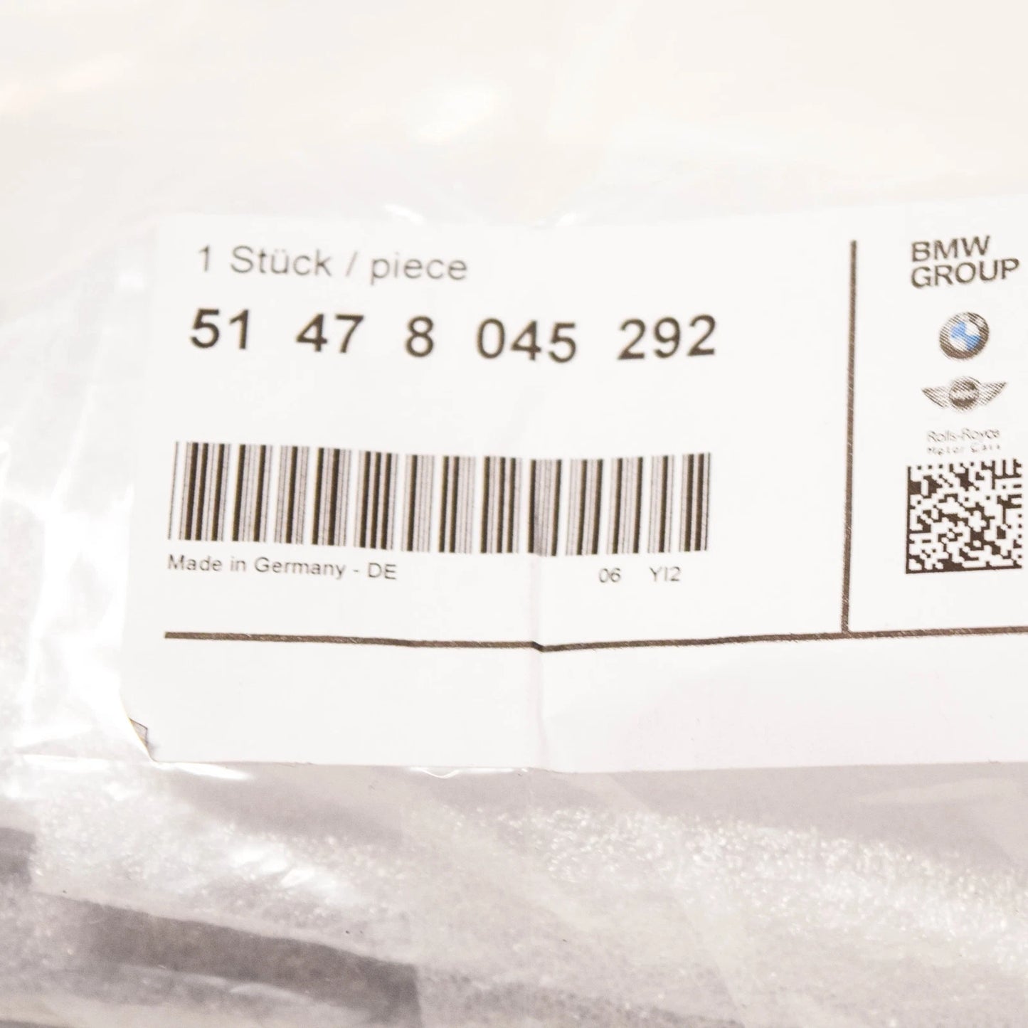 NEW BMW 1 E82 FRONT RIGHT DOOR M SPORT SILL STRIP 51478045292 2010 ORIGINAL