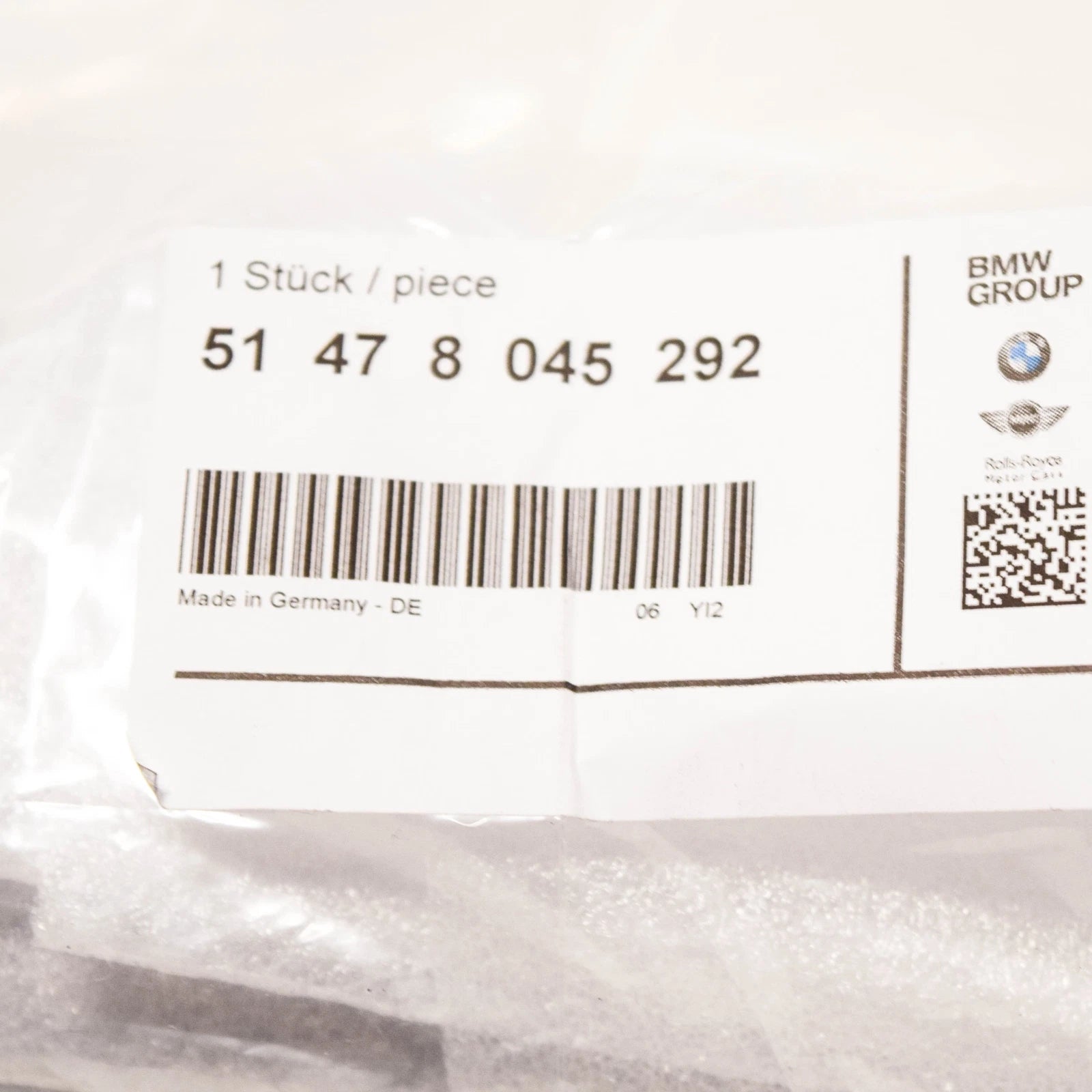 NEW BMW 1 E82 FRONT RIGHT DOOR M SPORT SILL STRIP 51478045292 2010 ORIGINAL