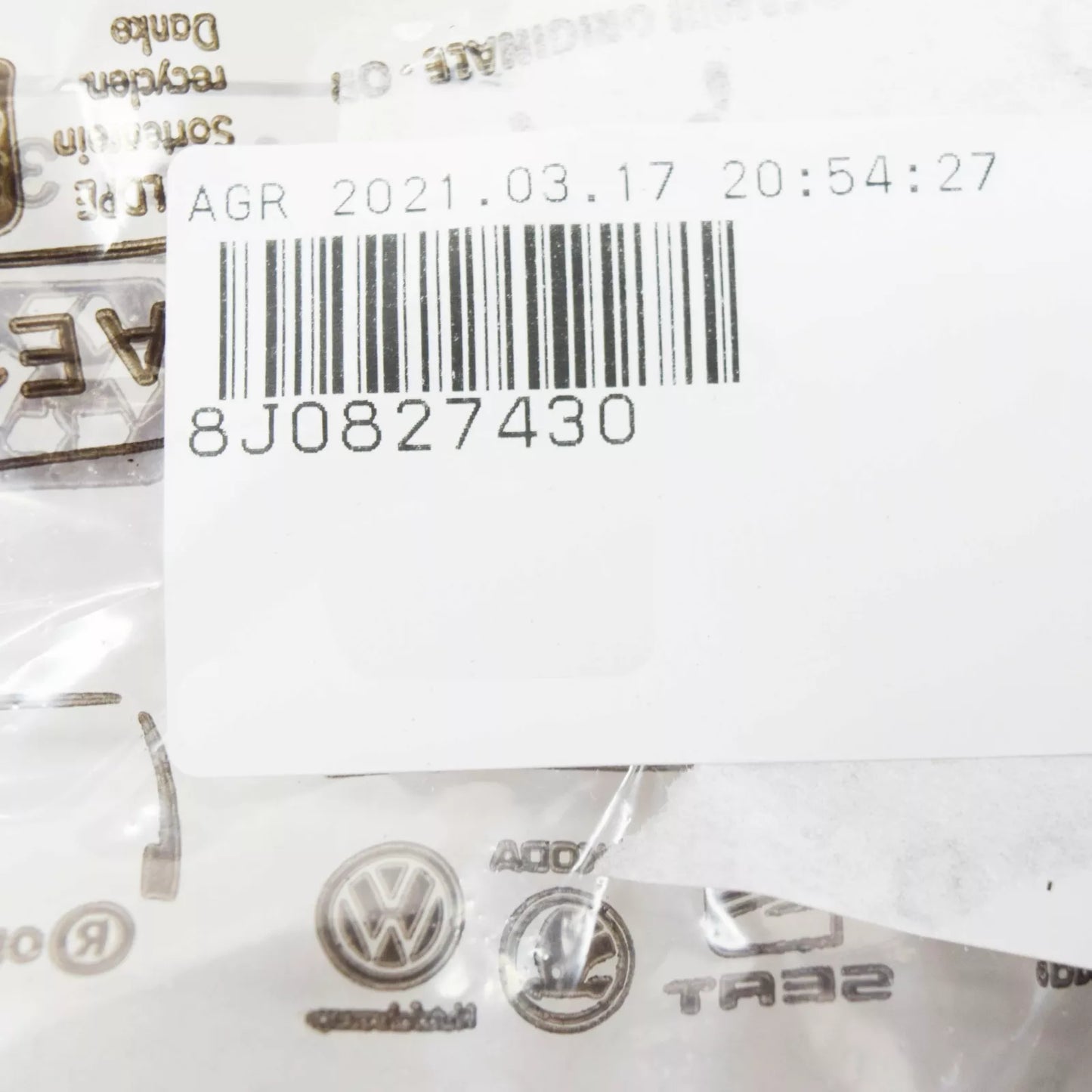 NEW AUDI TT 8J REAR SPOILER RIGHT WATER DRAINAGE HOSE 8J0827430 ORIGINAL