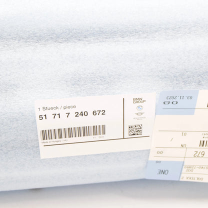 NEW BMW 2 F22,F87 FRONT WIPER COWL WINDSHIELD TRIM 7240672 51717240672 ORIGINAL