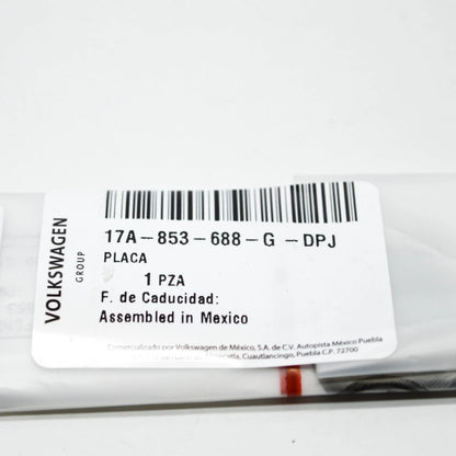 NEW VW JETTA MK7 WING RIGHT MANUFACTURER BADGE R-LINE 17A853688GDPJ