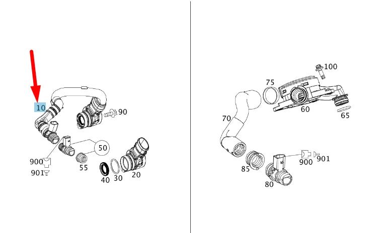 NEW MERCEDES-BENZ ML W164 PRESSURE REGULATING BLEED VALVE A6420102391