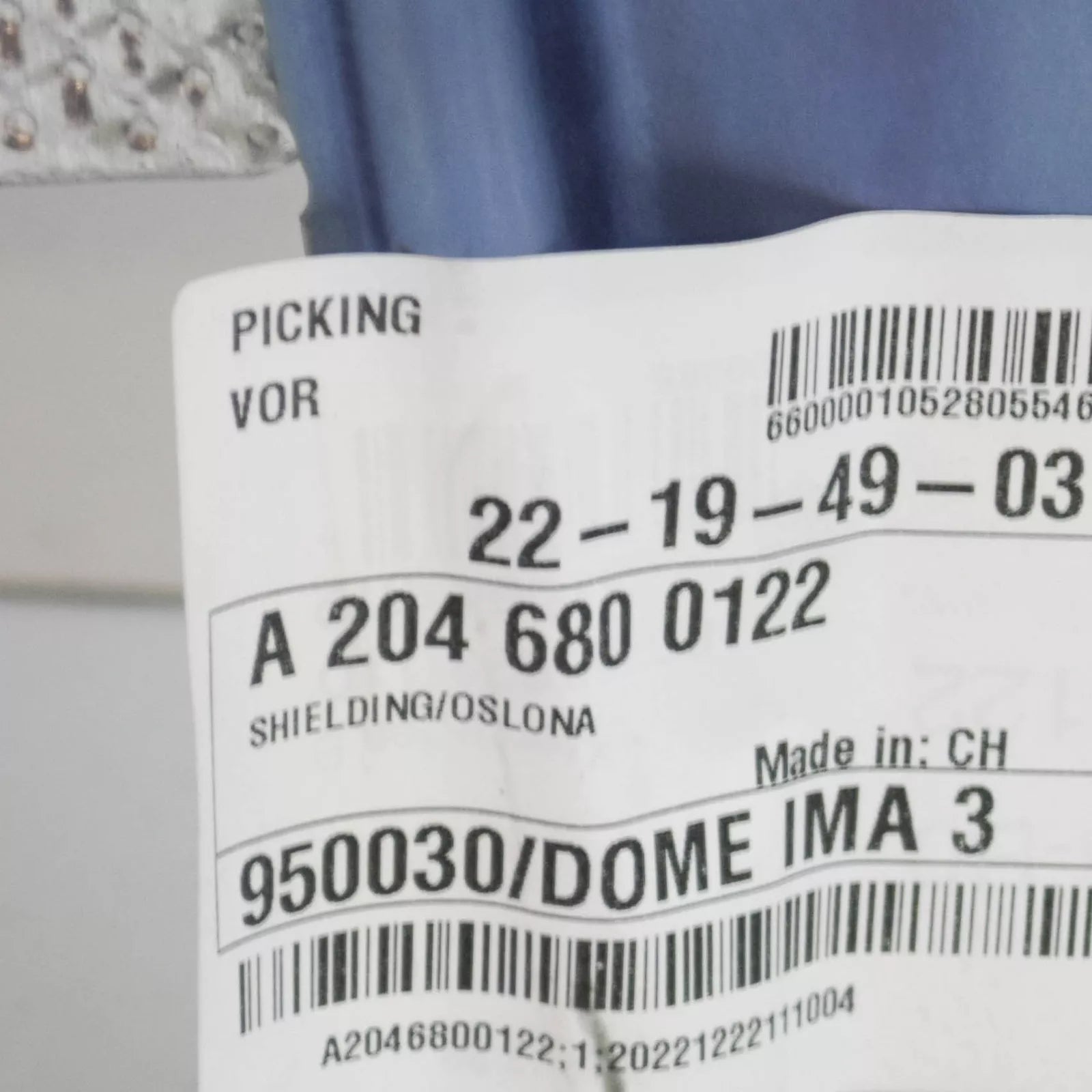 NEW MERCEDES-BENZ C W204 REAR MUFFLER LEFT OUTER SCREENING A2046800122